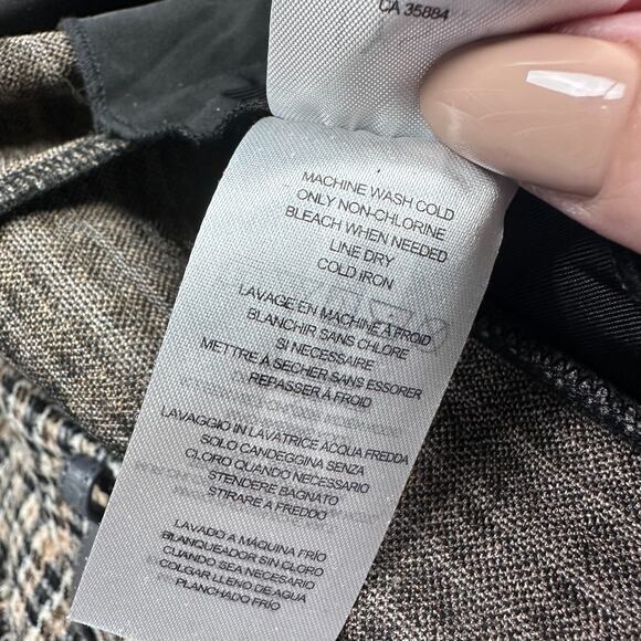 Lysse Livia Boston Glen Plaid High Waisted Preppy Cropped Pull On Pants Medium - Picture 12 of 16